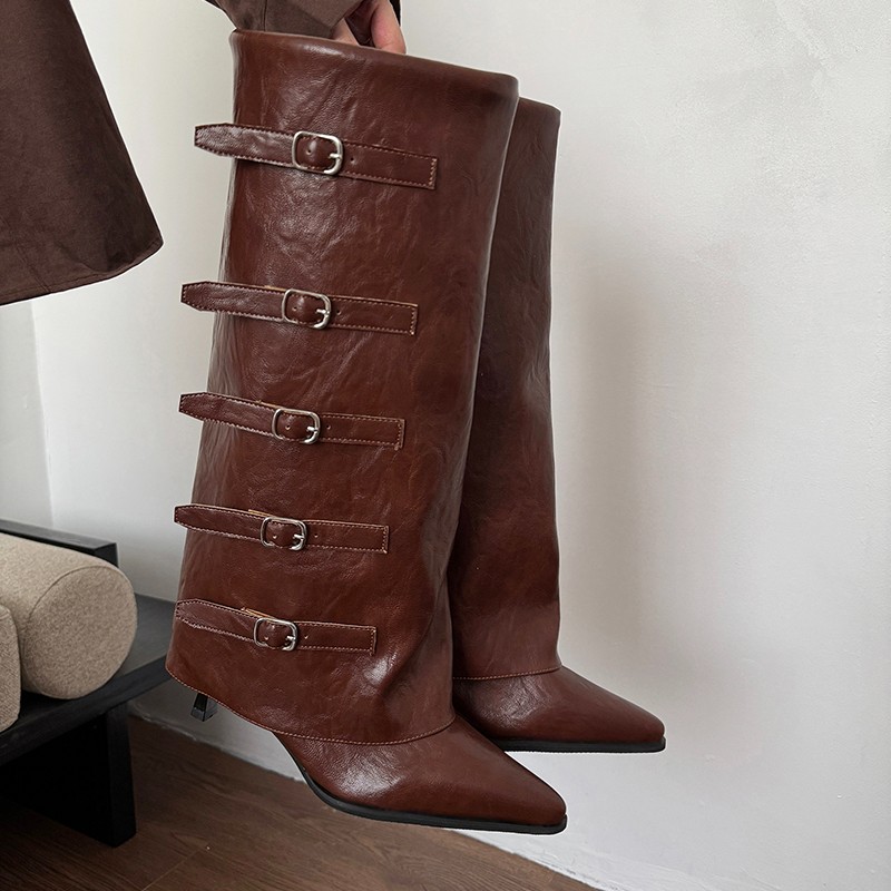 Yeni Sonbahar-Kış Koleksiyonu, - Women'S Fashion Knee High Boots incelemesi ve fiyatı