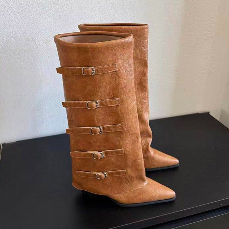 Yeni Sonbahar-Kış Koleksiyonu, - Women'S Fashion Knee High Boots incelemesi ve fiyatı